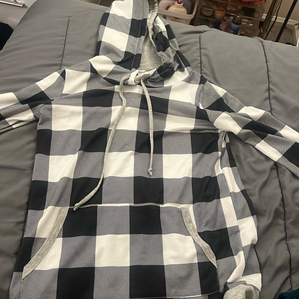 Checkered hoodie
